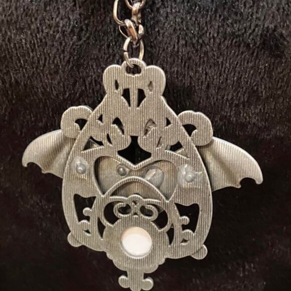 Handcrafted Goth Halloween Scary Evil Eye Bat #2 Unisex Necklace - Picture 4 of 16